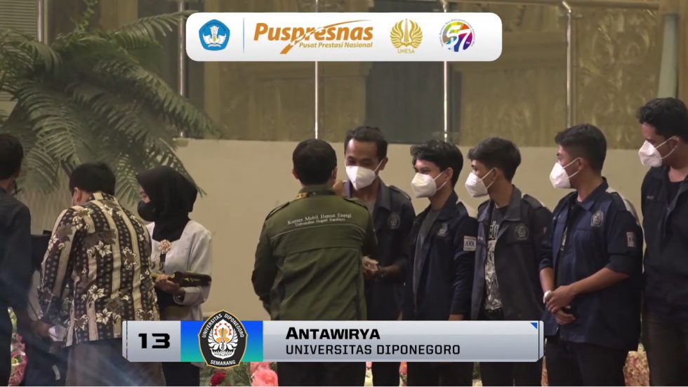 Undip Antawirya Team Carves Out Achievements in the 2021 Energy Saving Car Contest